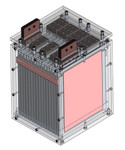 CAD drawing of a 16 cell module